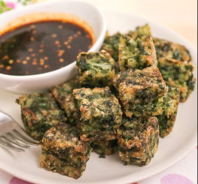 Fried Chive Pancake.